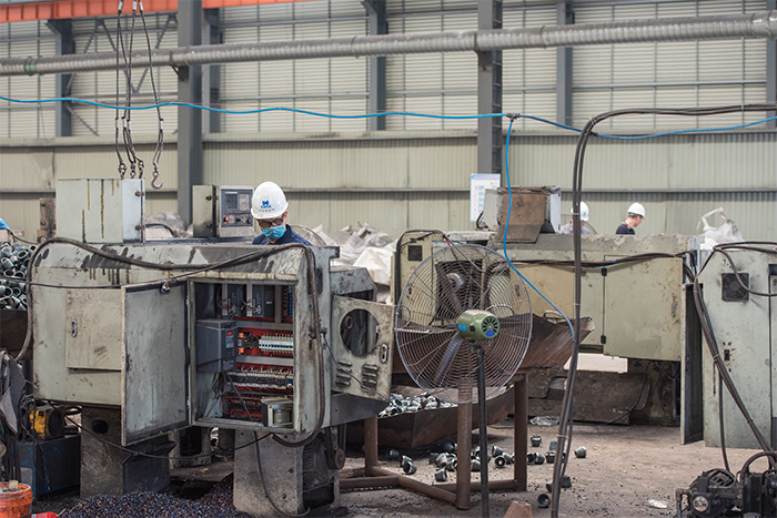 厦门网架配件-锥头加工车间